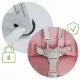 Scaun de masa cu roti Ricokids Tugo - Roz Scaun de masa cu roti Ricokids Tugo - Roz