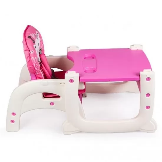 Scaun de masa copii Ecotoys C-211 - Roz Scaun de masa copii Ecotoys C-211 - Roz