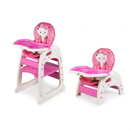 Scaun de masa copii Ecotoys C-211 - Roz Scaun de masa copii Ecotoys C-211 - Roz