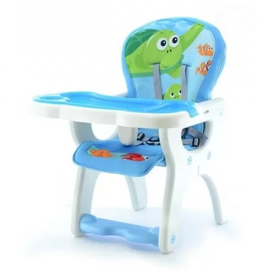 Scaun de masa multifunctional EURObaby - Albastru Scaun de masa multifunctional EURObaby - Albastru