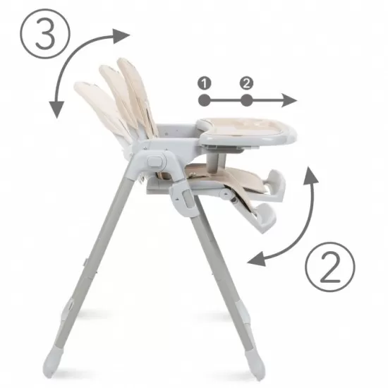 Scaun de masa multifunctional Kidwell Beno Beige Scaun de masa multifunctional Kidwell Beno Beige