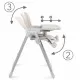 Scaun de masa multifunctional Kidwell Beno Beige Scaun de masa multifunctional Kidwell Beno Beige