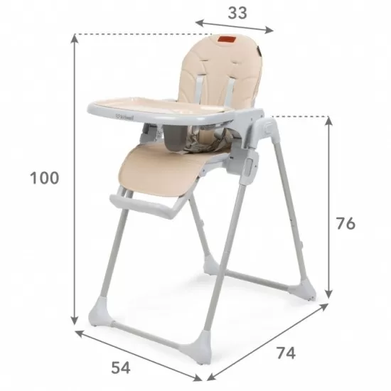 Scaun de masa multifunctional Kidwell Beno Beige Scaun de masa multifunctional Kidwell Beno Beige