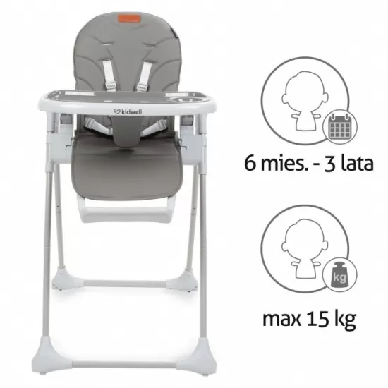 Scaun de masa multifunctional Kidwell Beno Gray Scaun de masa multifunctional Kidwell Beno Gray