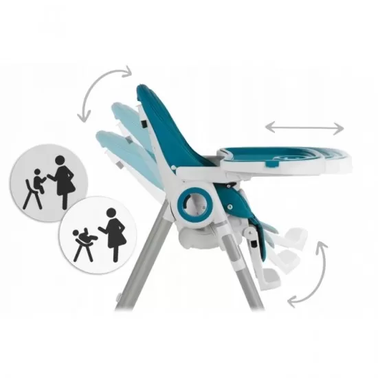 Scaun de masa multifunctional Nukido Belo 700505 - Albastru inchis Scaun de masa multifunctional Nukido Belo 700505 - Albastru inchis