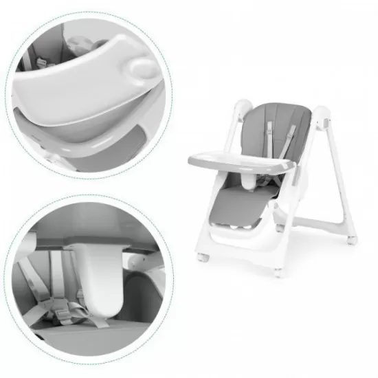 Scaun de masa pentru copii Ecotoys HA-013 - Gri inchis Scaun de masa pentru copii Ecotoys HA-013 - Gri inchis