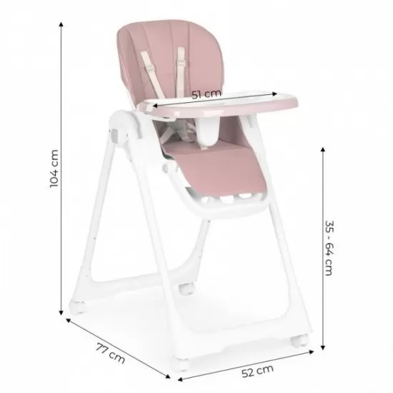 Scaun de masa pentru copii Ecotoys HA-013 - Roz Scaun de masa pentru copii Ecotoys HA-013 - Roz