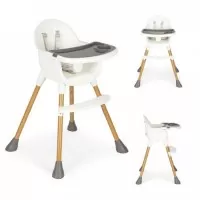 Scaun de masa pentru copii Ecotoys HA-042 - Alb