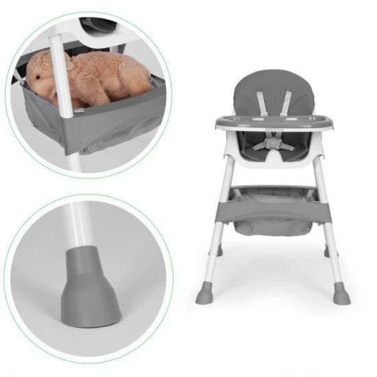 Scaun de masa pentru copii Ecotoys HC521 - Gri Scaun de masa pentru copii Ecotoys HC521 - Gri
