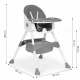 Scaun de masa pentru copii Ecotoys HC521 - Gri Scaun de masa pentru copii Ecotoys HC521 - Gri