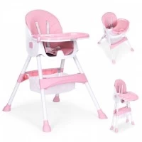 Scaun de masa pentru copii Ecotoys HC521 - Roz