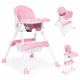 Scaun de masa pentru copii Ecotoys HC521 - Roz Scaun de masa pentru copii Ecotoys HC521 - Roz