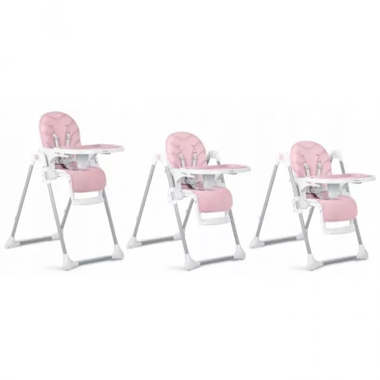 Scaun de masa pentru copii Nukido Tulo 700402 - Roz Scaun de masa pentru copii Nukido Tulo 700402 - Roz