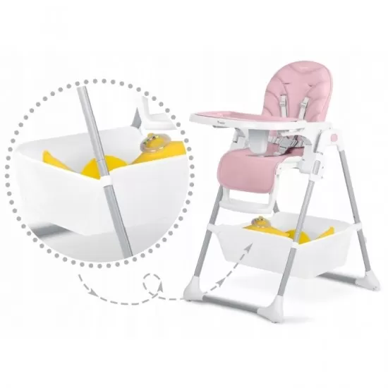 Scaun de masa pentru copii Nukido Tulo 700402 - Roz Scaun de masa pentru copii Nukido Tulo 700402 - Roz