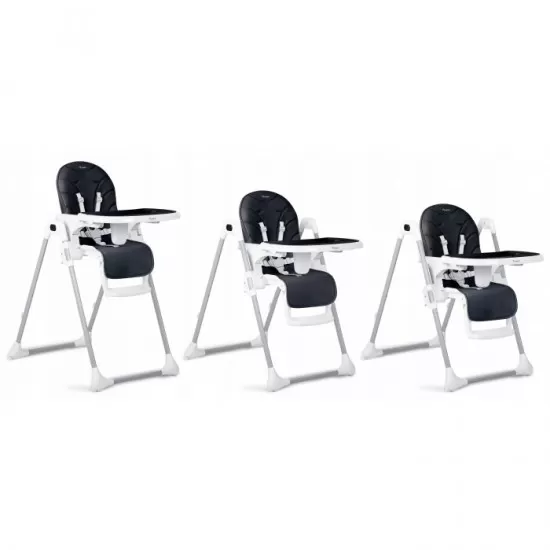Scaun de masa pentru copii Nukido Tulo 700403 - Negru Scaun de masa pentru copii Nukido Tulo 700403 - Negru