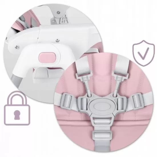 Scaun de masa pentru copii Ricokids Tulo 700602 - Roz Scaun de masa pentru copii Ricokids Tulo 700602 - Roz
