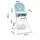 Scaun de masa Ricokids Fando - Albastru Scaun de masa Ricokids Fando - Albastru