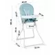 Scaun de masa Ricokids Fando - Albastru Scaun de masa Ricokids Fando - Albastru