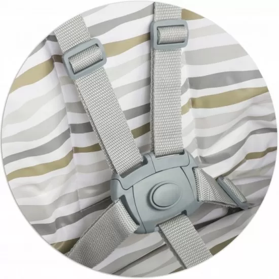 Scaun de masa Ricokids Fando - Gri cu dungi Scaun de masa Ricokids Fando - Gri cu dungi
