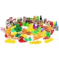 Set alimente fructe si legume Ecotoys 120 piese