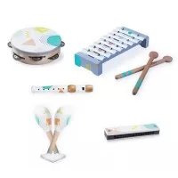 Set instrumente muzicale din lemn Ecotoys