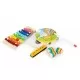 Set cu instrumente muzicale pentru copii din lemn, 14 instrumente, Ecotoys ESC-W-0243C Set cu instrumente muzicale pentru copii din lemn, 14 instrumente, Ecotoys ESC-W-0243C