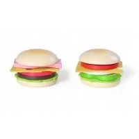 Set de 2 burgeri din lemn Ecotoys 4220