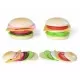 Set de 2 burgeri din lemn Ecotoys 4220 Set de 2 burgeri din lemn Ecotoys 4220