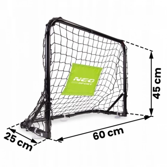 Set de 2 porti de fotbal, 60 x 25 x 45 cm, Neo-Sport Set de 2 porti de fotbal, 60 x 25 x 45 cm, Neo-Sport