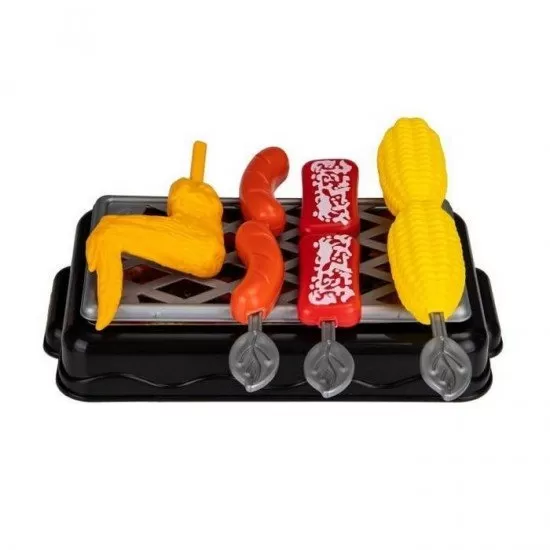 Set de barbeque pentru copii cu led si sunete si 40 de elemente Ecotoys HC485972 Set de barbeque pentru copii cu led si sunete si 40 de elemente Ecotoys HC485972