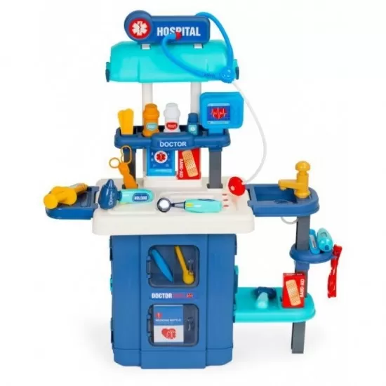 Set de joaca doctor cu 19 accesorii Ecotoys