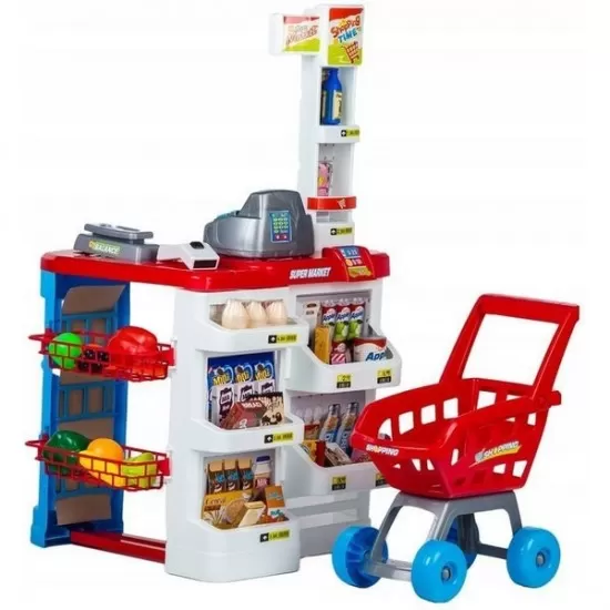 Set de joaca stand supermarket Ecotoys Set de joaca stand supermarket Ecotoys