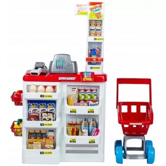 Set de joaca stand supermarket Ecotoys Set de joaca stand supermarket Ecotoys
