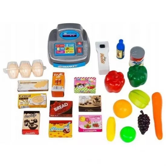 Set de joaca stand supermarket Ecotoys Set de joaca stand supermarket Ecotoys