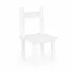 Set de masa cu doua scaune pentru copii Ecotoys ESC-W-0288A - Alb