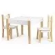 Set de masa cu doua scaune pentru copii Ecotoys OTI43