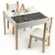 Set de masa cu doua scaune pentru copii Ecotoys OTI43