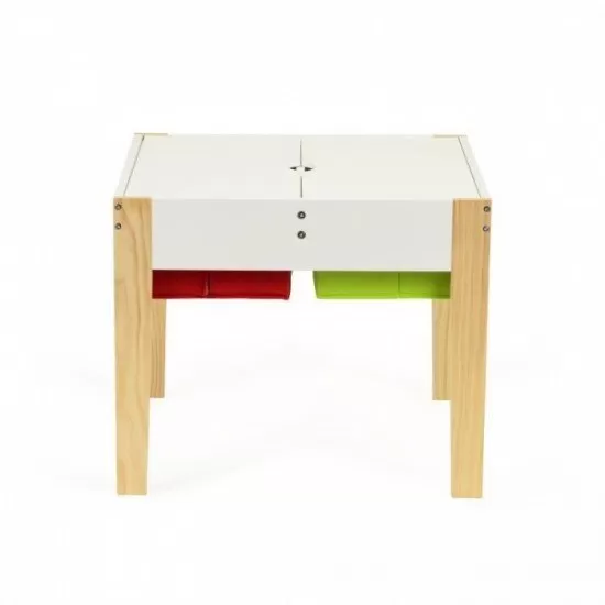 Set de masa cu doua scaune pentru copii Ecotoys XKF002