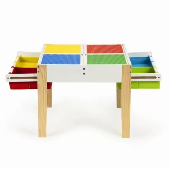 Set de masa cu doua scaune pentru copii Ecotoys XKF002