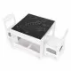 Set de masa cu doua scaune pentru copii Ecotoys ZCF-01 Set de masa cu doua scaune pentru copii Ecotoys ZCF-01