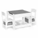 Set de masa cu doua scaune pentru copii Ecotoys ZCF-01 Set de masa cu doua scaune pentru copii Ecotoys ZCF-01