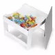 Set de masa cu doua scaune pentru copii Ecotoys ZCF-01 Set de masa cu doua scaune pentru copii Ecotoys ZCF-01