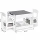 Set de masa cu doua scaune pentru copii Ecotoys ZCF-01 Set de masa cu doua scaune pentru copii Ecotoys ZCF-01