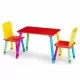 Set de masa cu doua scaune pentru copii Ecotoys ZKB-10 Set de masa cu doua scaune pentru copii Ecotoys ZKB-10