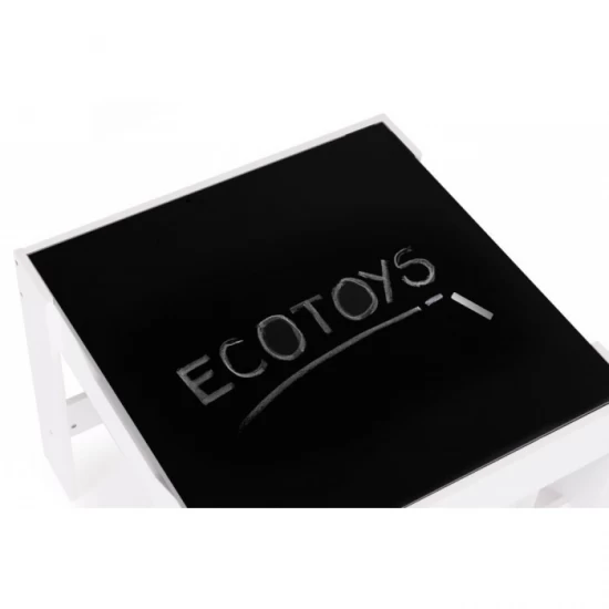 Set de masa cu doua scaune pentru copii Ecotoys ZKC-1A - Alb-Gri Set de masa cu doua scaune pentru copii Ecotoys ZKC-1A - Alb-Gri