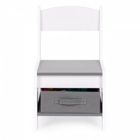 Set de masa cu doua scaune pentru copii Ecotoys ZKC-1A - Alb-Gri Set de masa cu doua scaune pentru copii Ecotoys ZKC-1A - Alb-Gri