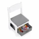 Set de masa cu doua scaune pentru copii Ecotoys ZKC-1A - Alb-Gri Set de masa cu doua scaune pentru copii Ecotoys ZKC-1A - Alb-Gri