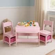 Set de masa cu doua scaune pentru copii Ecotoys ZKC-1B - Roz Set de masa cu doua scaune pentru copii Ecotoys ZKC-1B - Roz