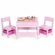 Set de masa cu doua scaune pentru copii Ecotoys ZKC-1B - Roz Set de masa cu doua scaune pentru copii Ecotoys ZKC-1B - Roz