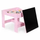 Set de masa cu doua scaune pentru copii Ecotoys ZKC-1B - Roz Set de masa cu doua scaune pentru copii Ecotoys ZKC-1B - Roz